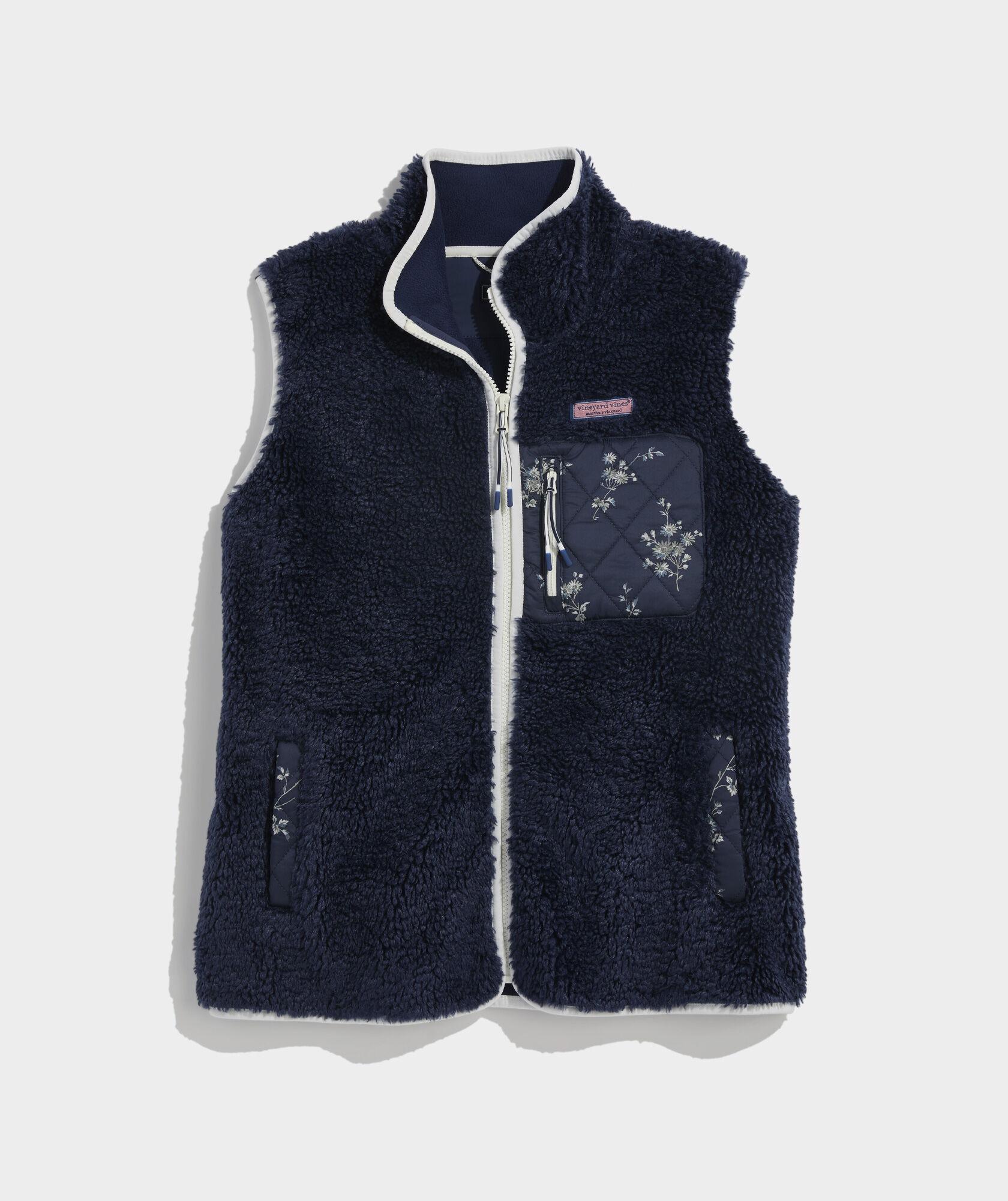 Heritage High-Pile Fleece Mixed Print Vest Product Image