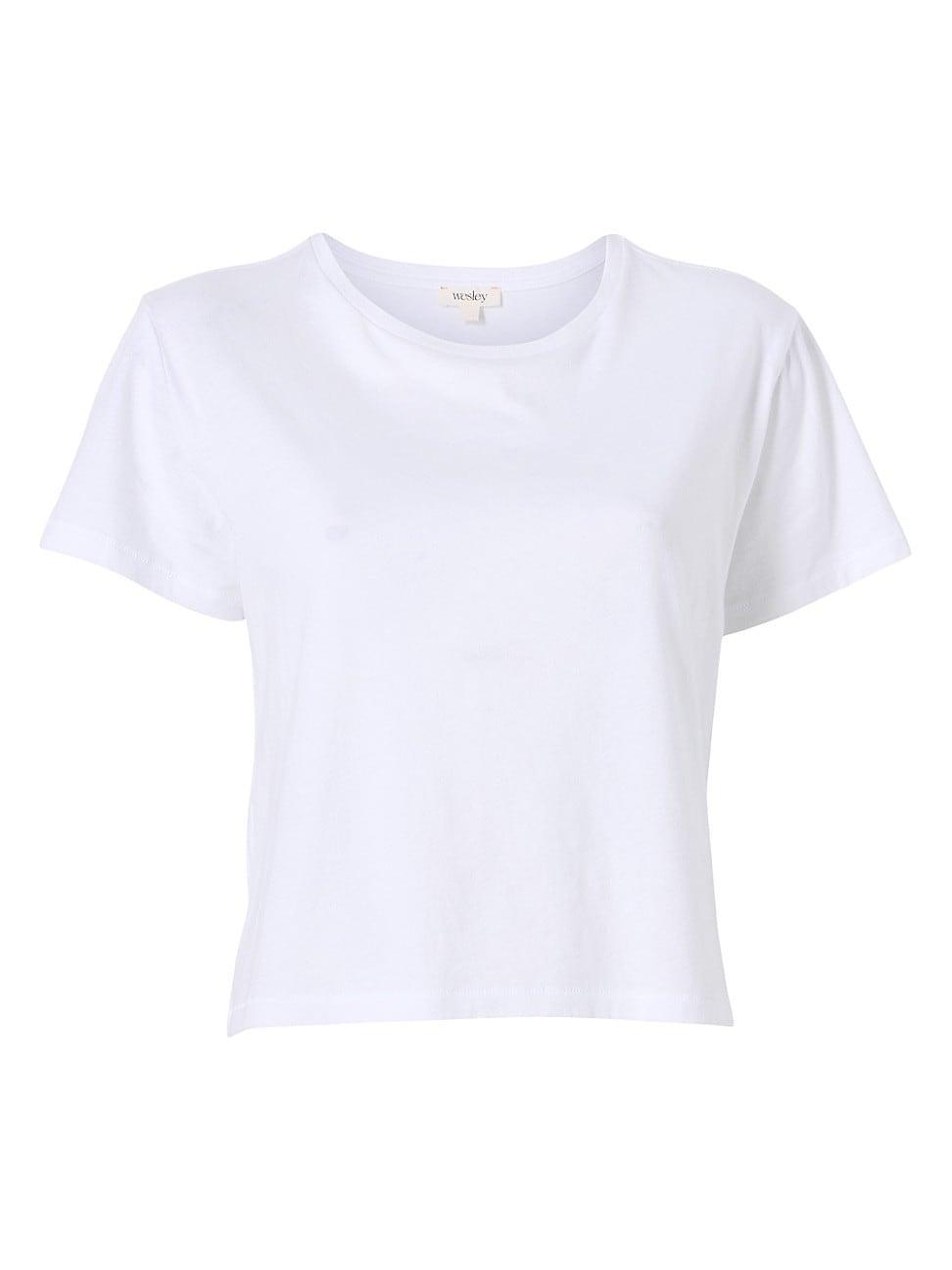 Womens Wesley Bowery Boxy Weekend Cotton Crop Tee Product Image