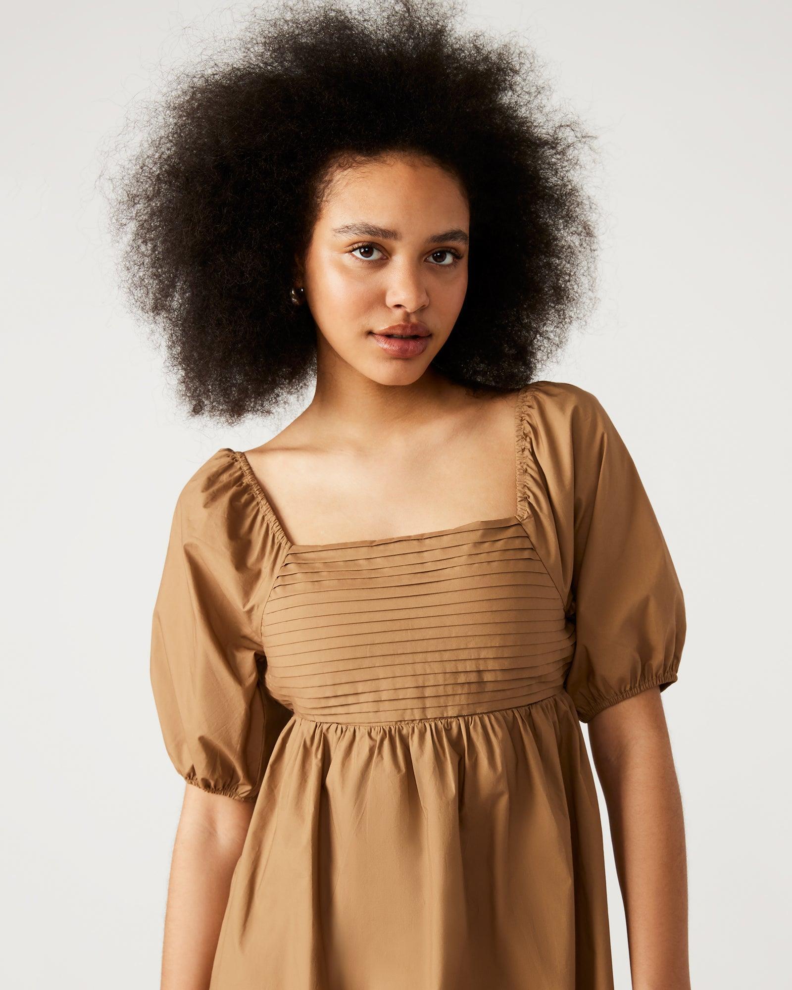 INARA DRESS BEIGE Female Product Image