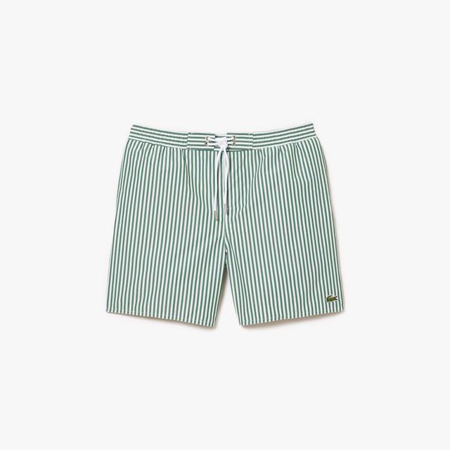 Men's Striped Swim Trunks Product Image