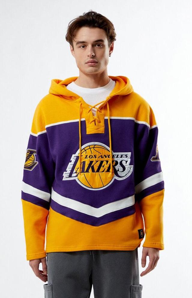 47 Brand Mens LA Lakers Lacer Hoodie Product Image