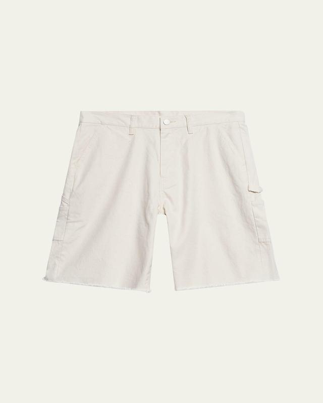 Mens Cut-Off Cotton Work Shorts Product Image