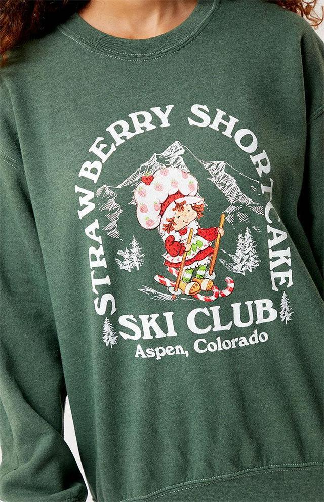 Strawberry Shortcake Womens Ski Club Mountain Crew Neck Sweatshirt Product Image