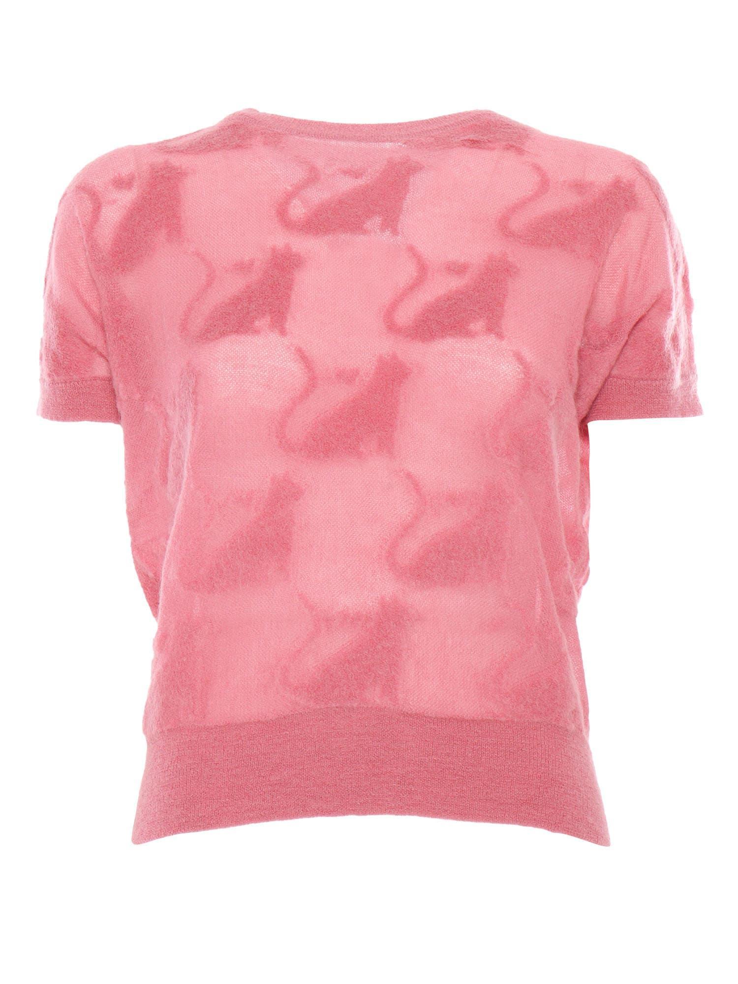 MAX MARA Studio Girocoll In Pink Product Image