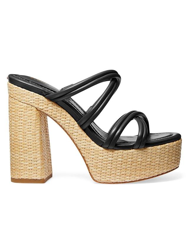 Michael Kors Womens Corrine Strappy Espadrille Platform Sandals Product Image