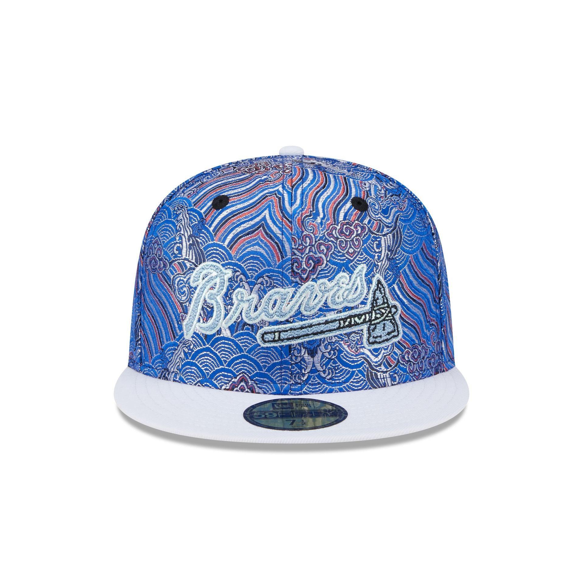 Atlanta Braves Wave Fill 59FIFTY Fitted Hat Male Product Image