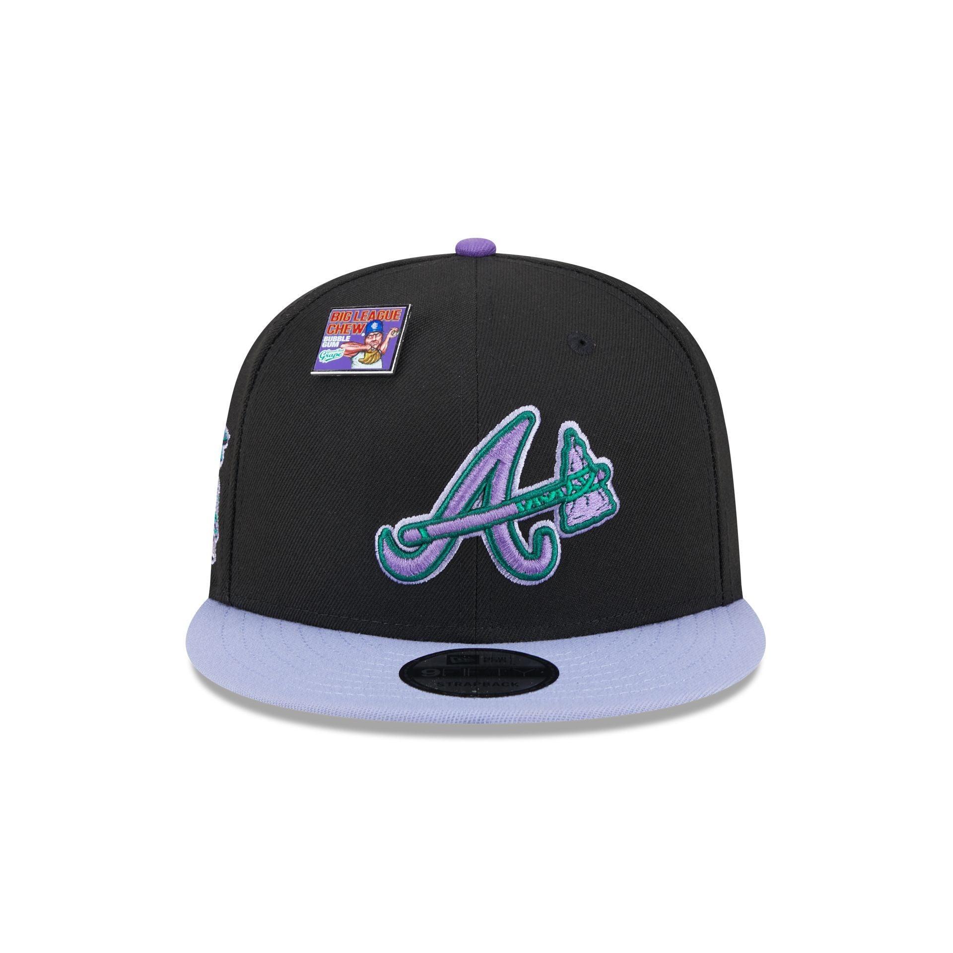 Big League Chew X Atlanta Braves Grape 9FIFTY Snapback Hat Male Product Image