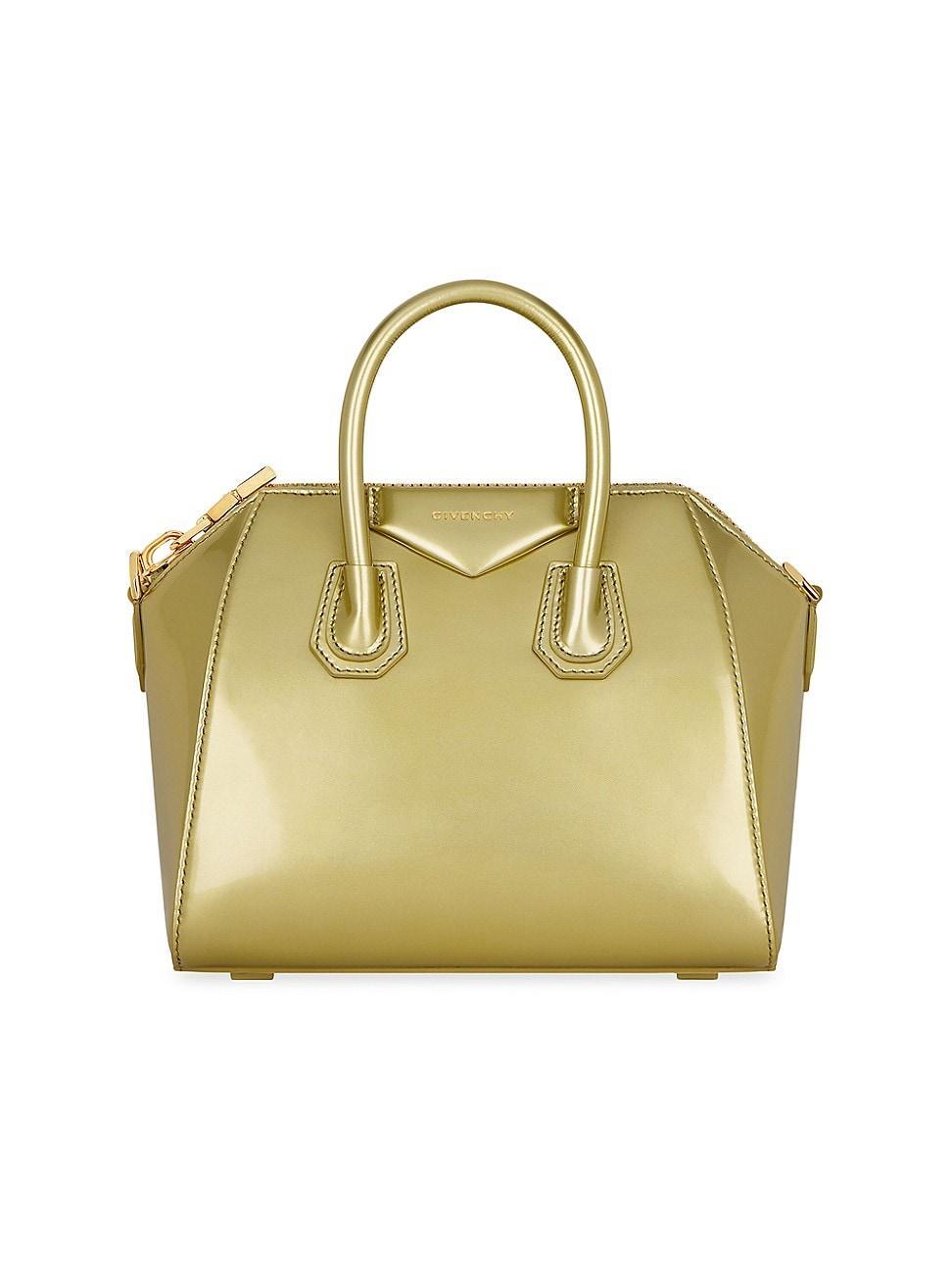 Womens Mini Antigona Bag in Patent Effect Leather Product Image