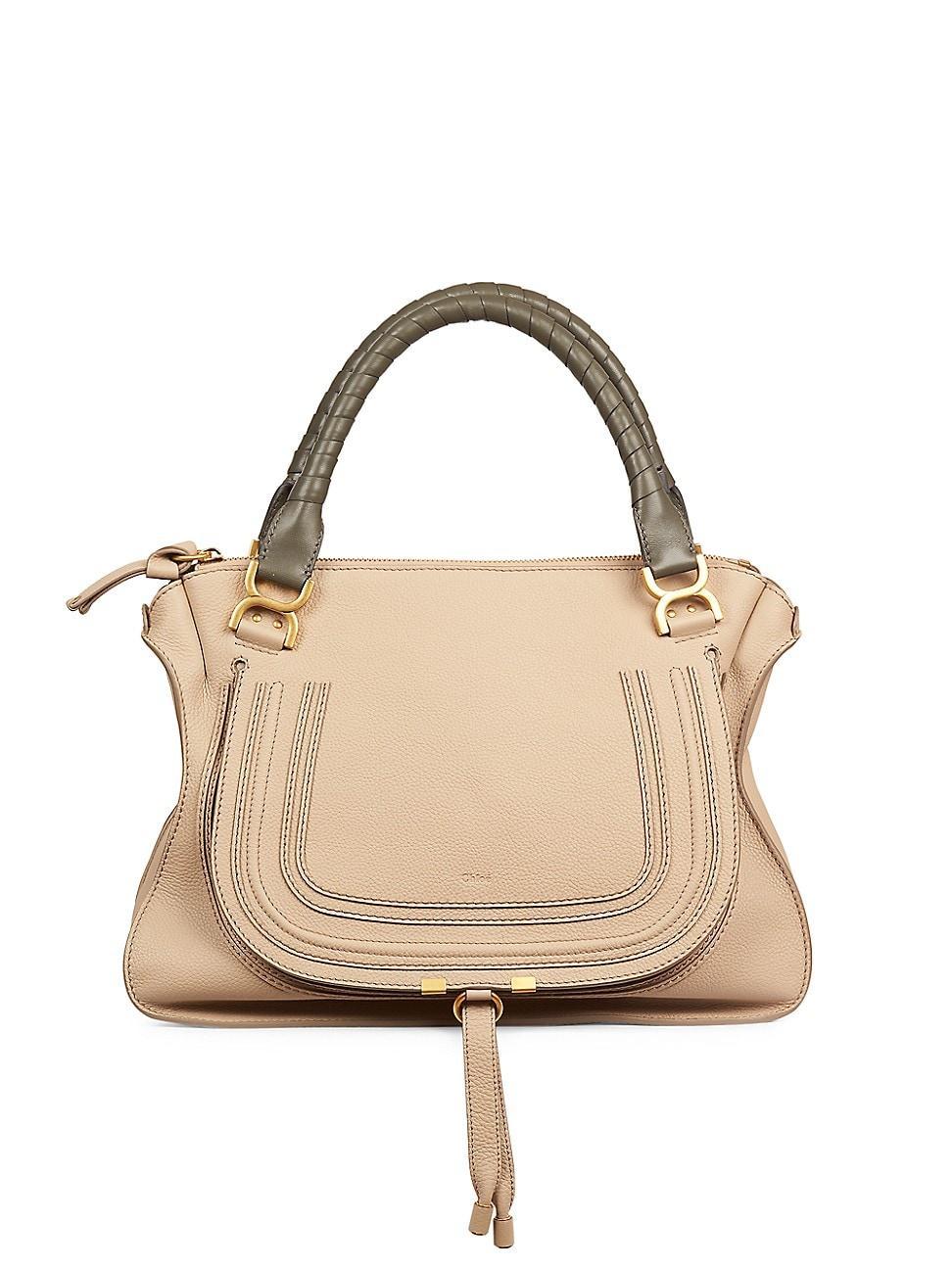 Womens Large Marcie Leather Satchel Product Image