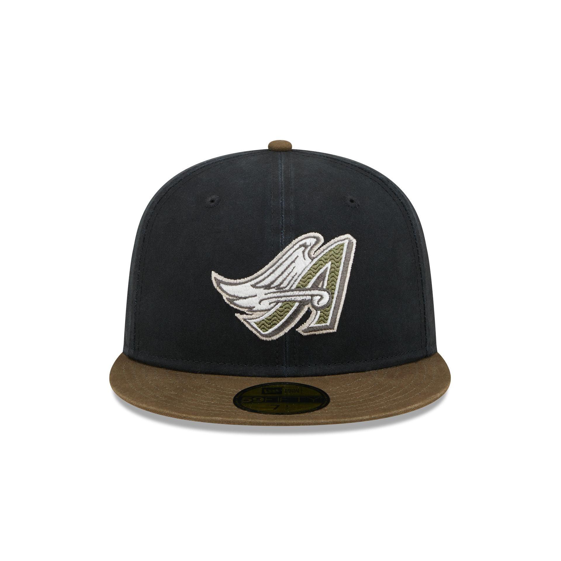 Los Angeles Angels Quilted Logo 59FIFTY Fitted Hat Male Product Image