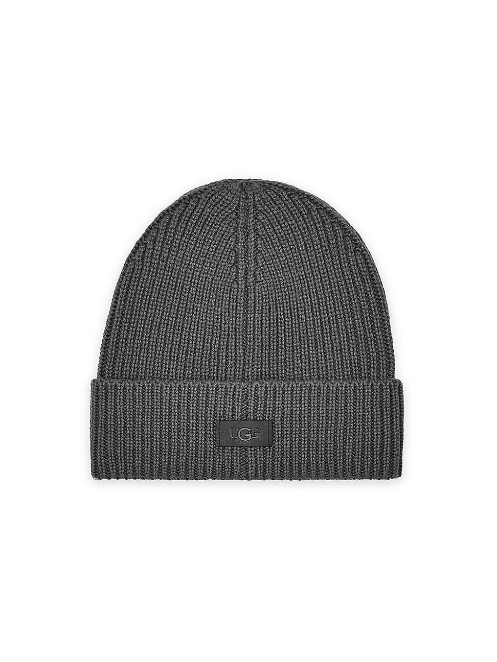 Mens Rib-Knit Logo Beanie Product Image