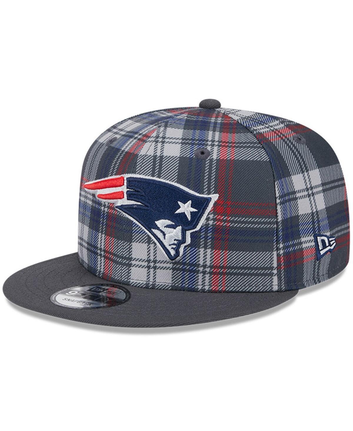 New Era Mens Gray New England Patriots 2024 Sideline Statement 9FIFTY Snapback Hat - Gray Product Image