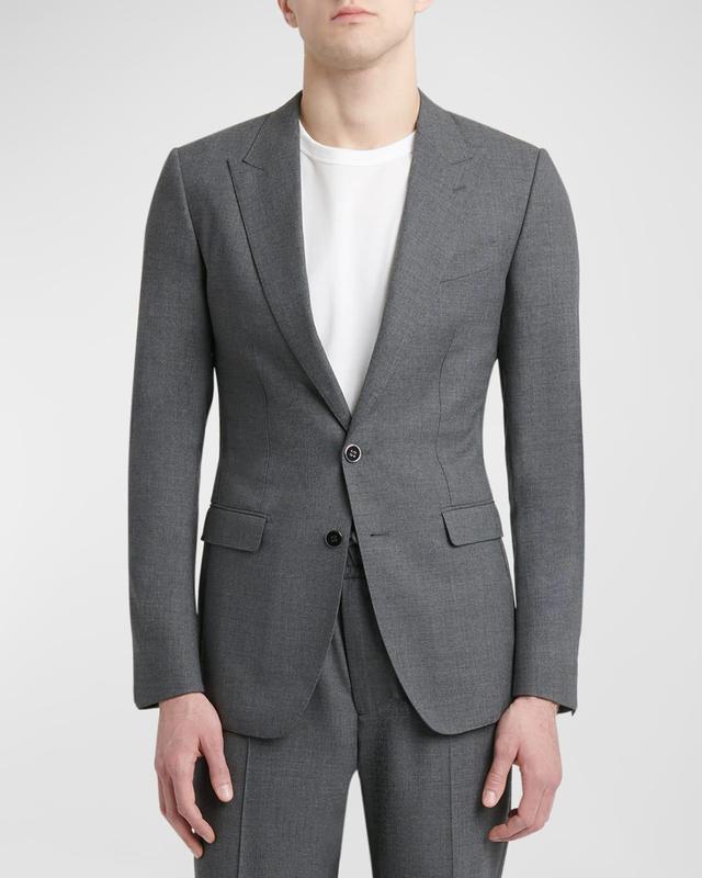 Mens Wool Suit Jacket Product Image