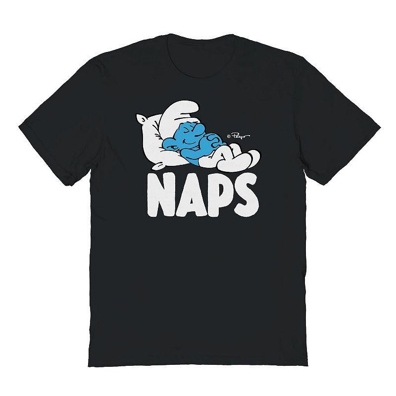 Mens Smurfs Naps 2 Graphic Tee Product Image