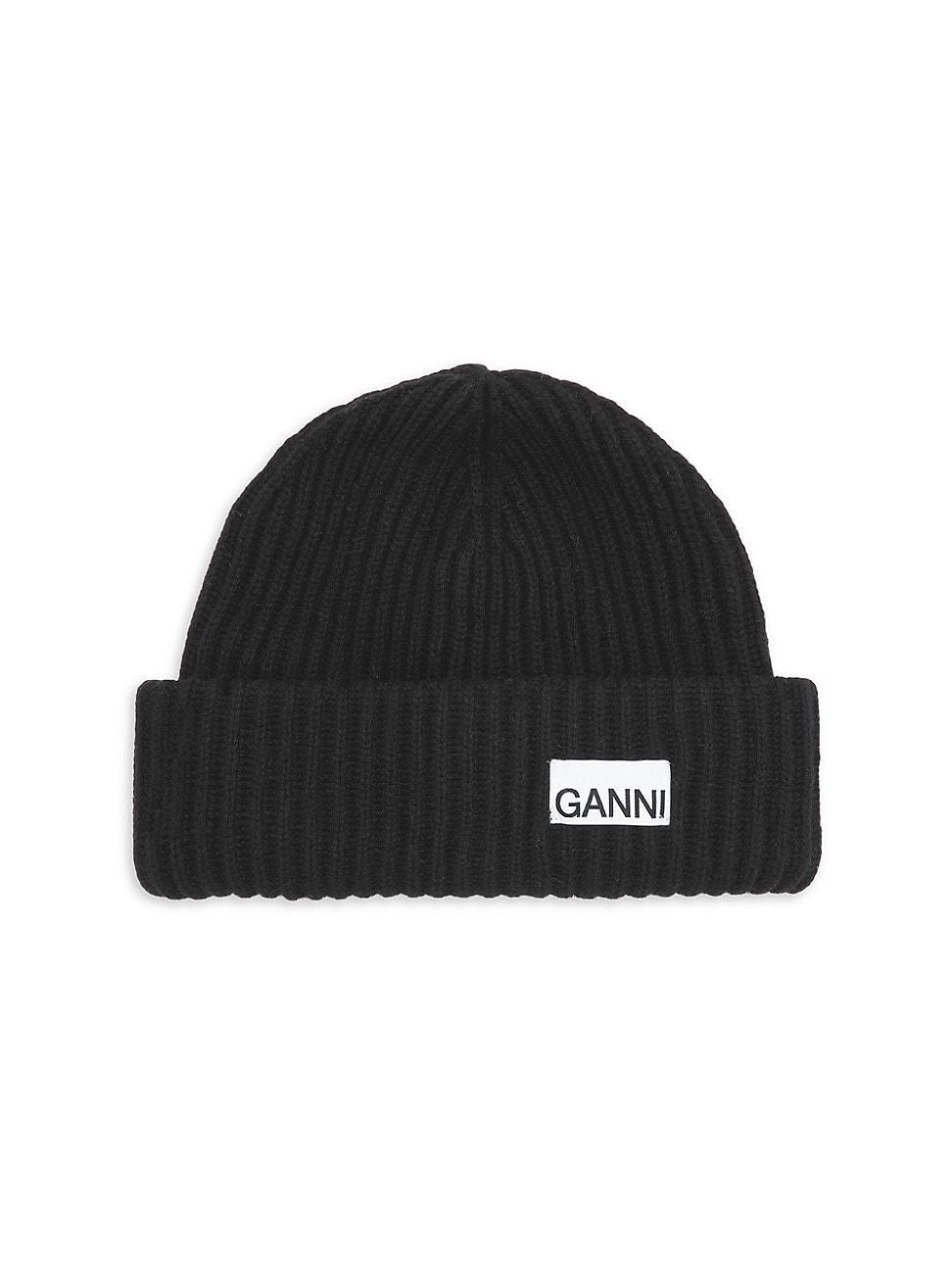 Womens Wool Blend Logo Beanie Product Image