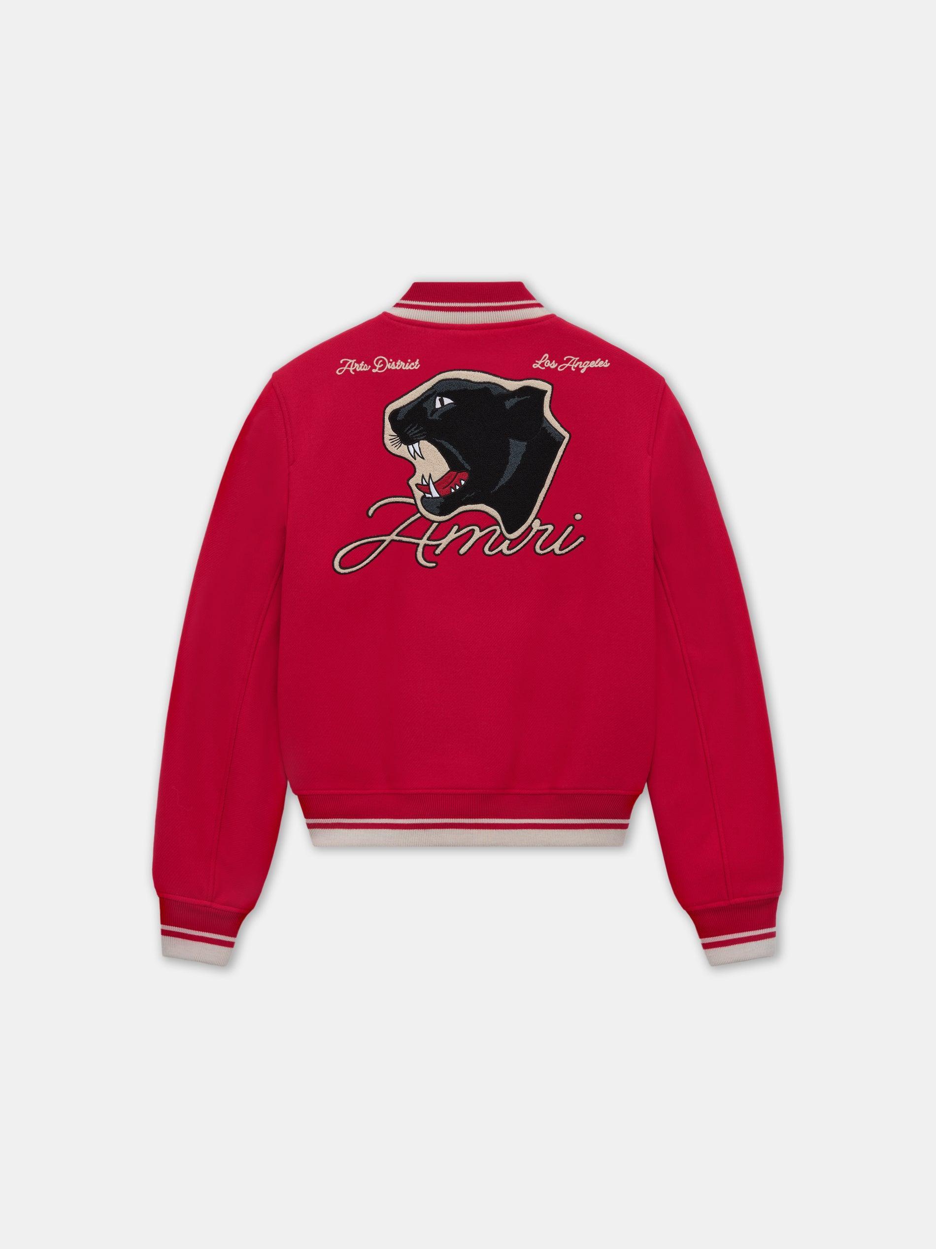 AMIRI PANTHER BOMBER - Varsity Red Male Product Image