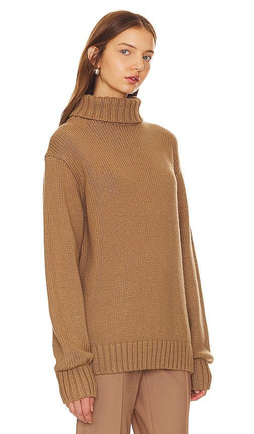 Womens Wool-Blend Turtleneck Sweater Product Image