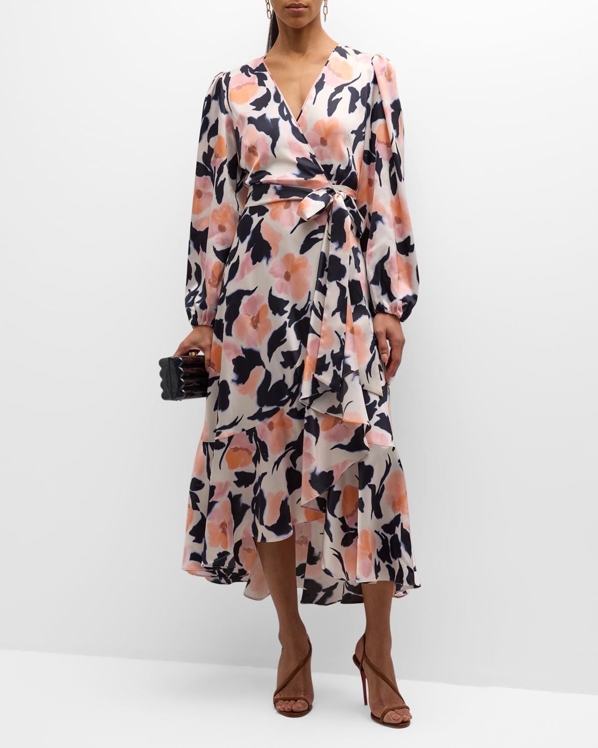 Womens Blaire Floral Wrap Dress Product Image