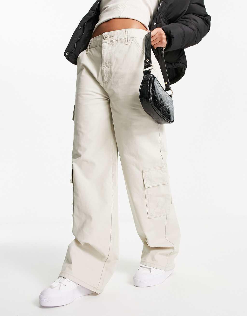 ASOS DESIGN oversized cargo pants with multi pocket Product Image