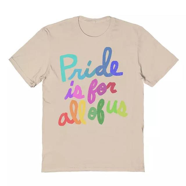 Mens COLAB89 by Threadless Pride Is For All Of Us Pride Graphic Tee Brown Product Image