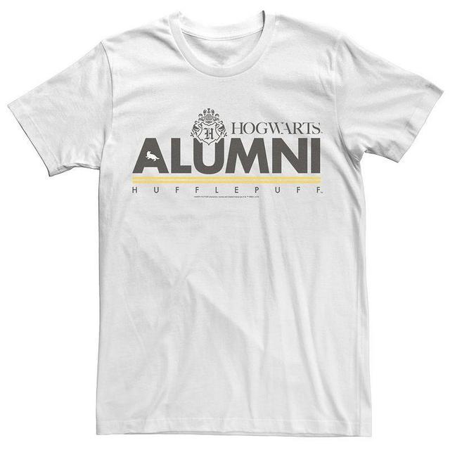 Big & Tall Harry Potter Hogwarts Alumni Hufflepuff Tee, Mens White Product Image