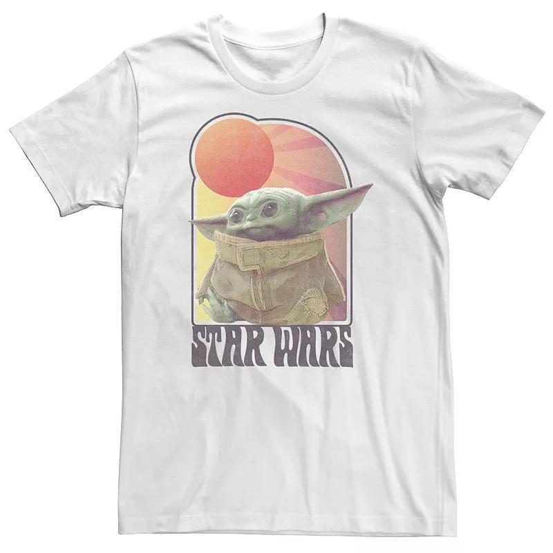 Big & Tall Star Wars The Mandalorian The Child Vintage Logo Tee, Mens Product Image