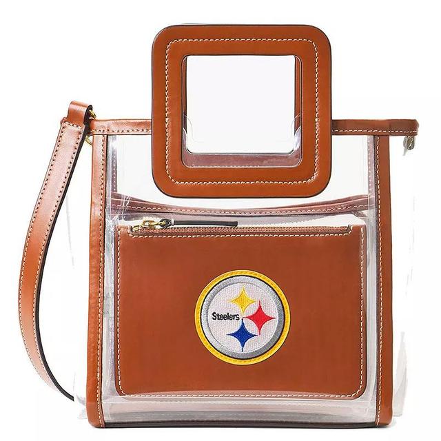 Womens STAUD Pittsburgh Steelers Clear Mini Shirley Bag Product Image