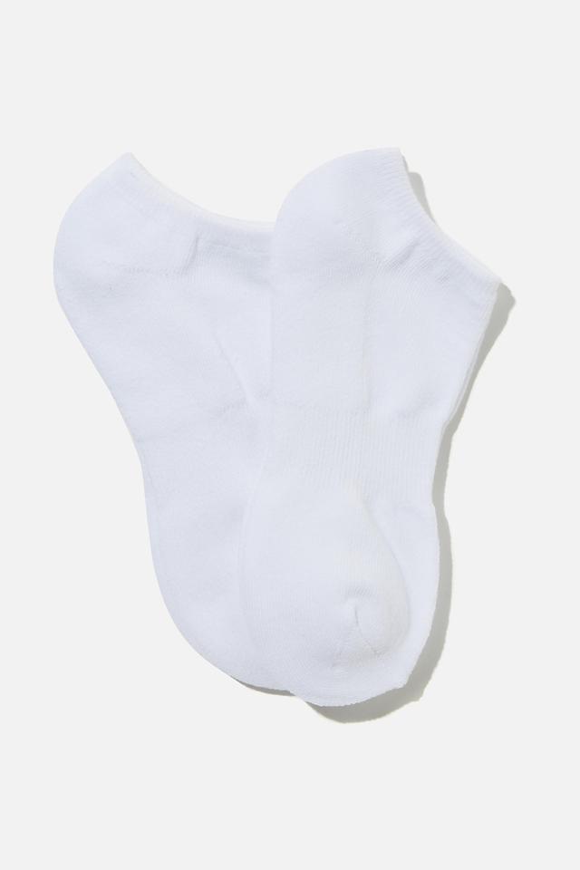 Cotton On Men - Ankle Socks 2 Pack - White Product Image