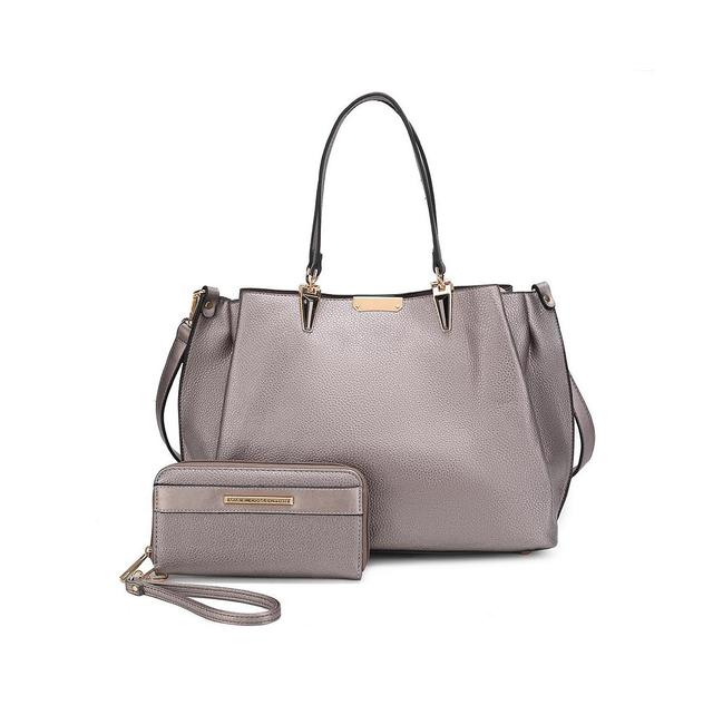 Mkf Collection Kane Women s Satchel Bag with Wallet by Mia K Product Image