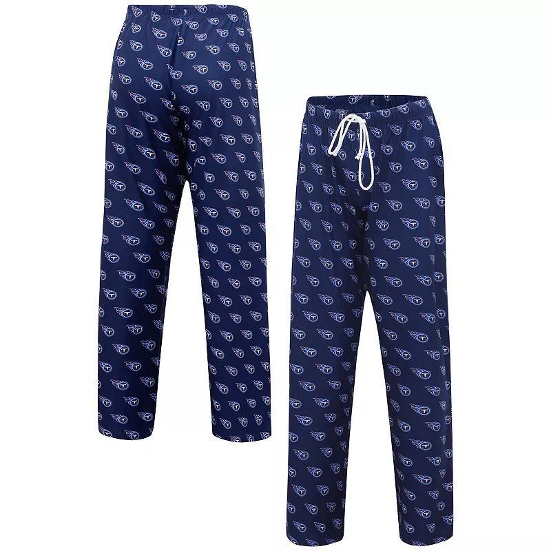 Womens Concepts Sport Tennessee Titans Gauge Allover Print Sleep Pants Blue Product Image