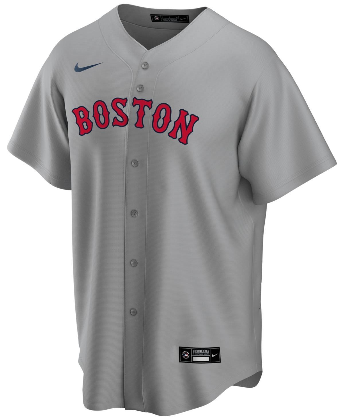 Mens Nike Gray Boston Red Sox Road Replica Team Jersey Product Image