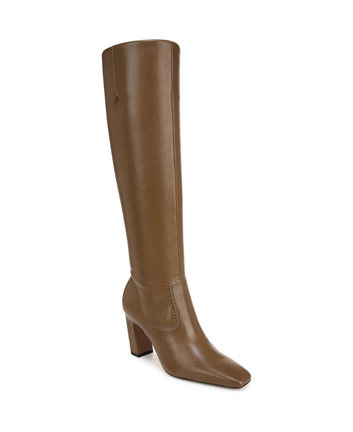 Franco Sarto Womens Bowman Wide Calf Square Toe Knee High Dress Boots Product Image