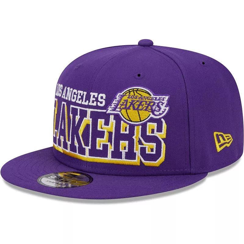 Mens New Era Purple Los Angeles Lakers Gameday 59FIFTY Snapback Hat Product Image