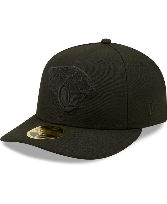 Mens Black Jacksonville Jaguars Black Low Profile 59FIFTY Ii Fitted Hat - Black Product Image