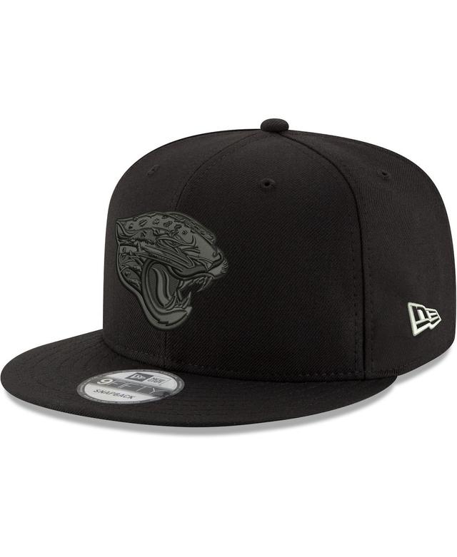 Mens New Era Black Jacksonville Jaguars Black 9FIFTY Adjustable Hat Product Image