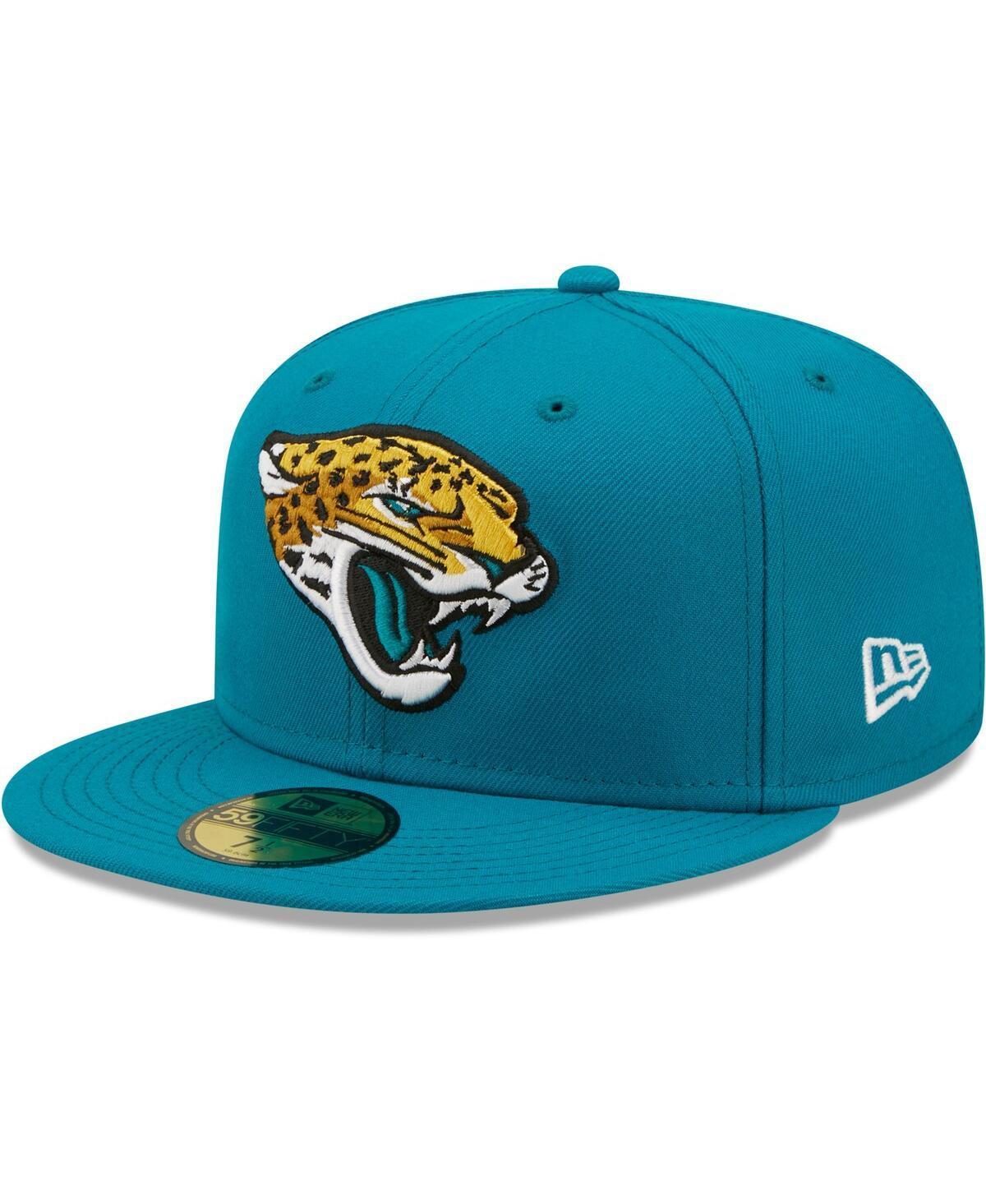 Mens New Era Teal Jacksonville Jaguars Omaha 59FIFTY Fitted Hat Product Image