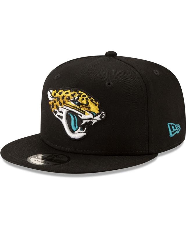 Mens New Era Jacksonville Jaguars Basic 9FIFTY Adjustable Snapback Hat Product Image