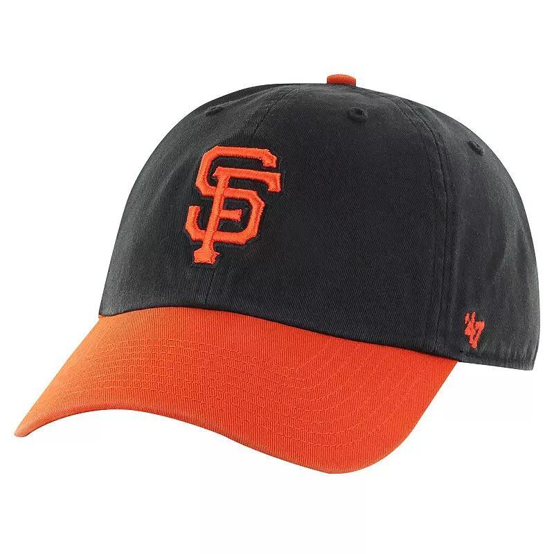 Mens 47 /Orange San Francisco Giants Clean Up Adjustable Hat Product Image