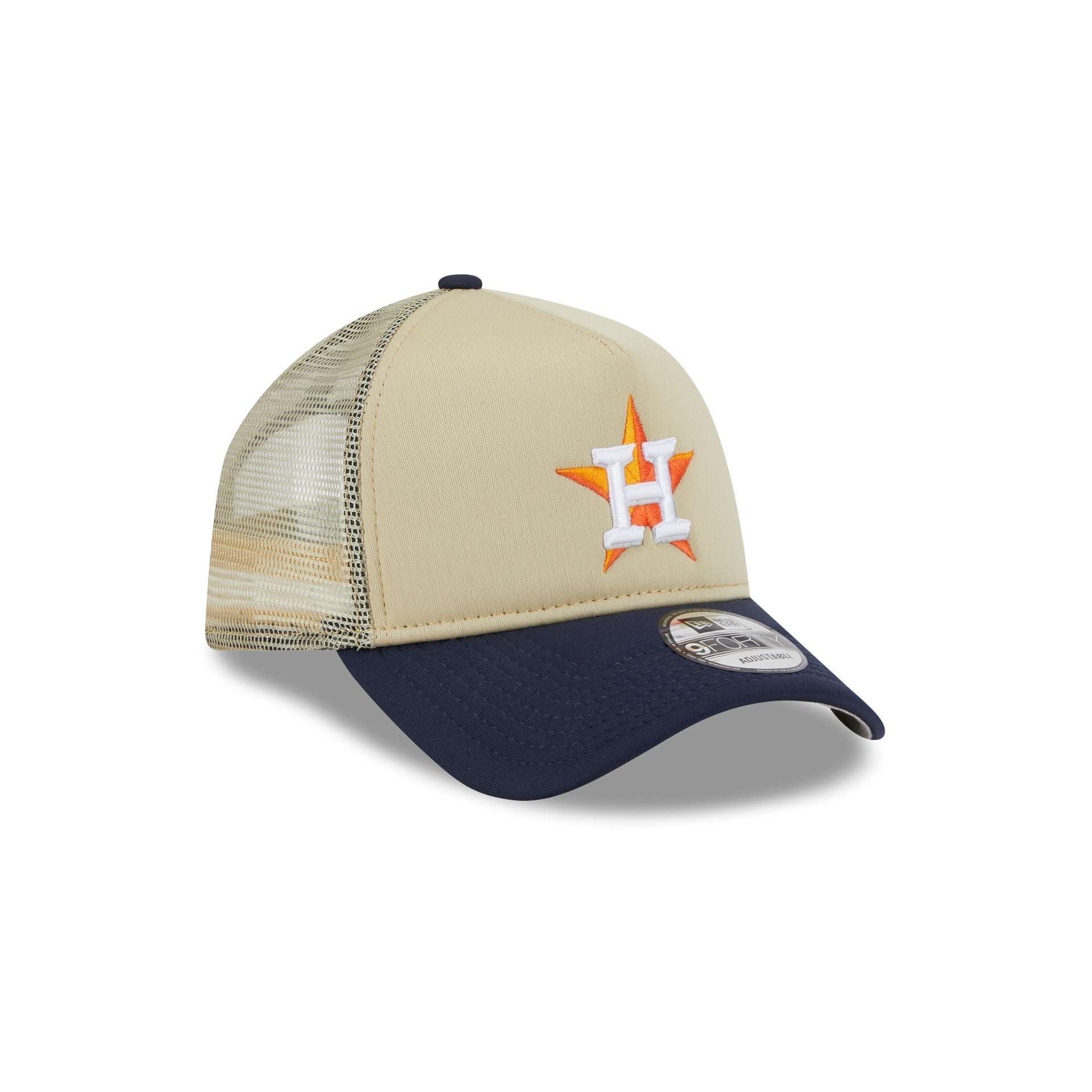 Houston Astros All Day 9FORTY A-Frame Trucker Hat Male Product Image