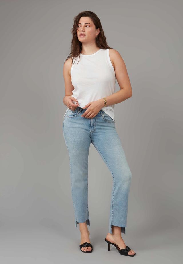 Lola Jean Jasper Mid Rise Straight Jean Product Image