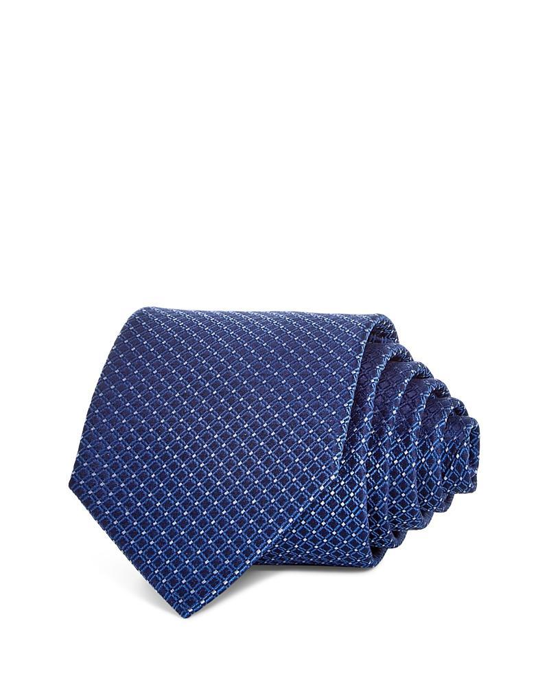 The Mens Store at Bloomingdales Micro Check Grid Silk Classic Tie - Exclusive Product Image