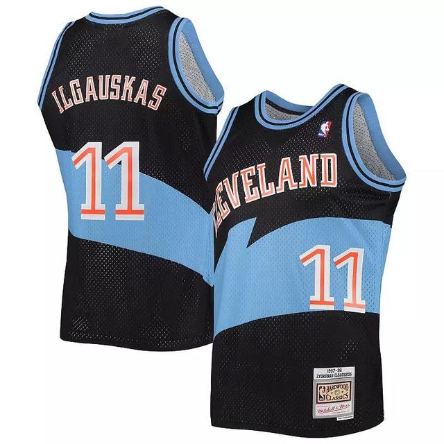 Mens Mitchell & Ness Zydrunas Ilgauskas Cleveland Cavaliers 1997-98 Hardwood Classics Swingman Jersey Product Image