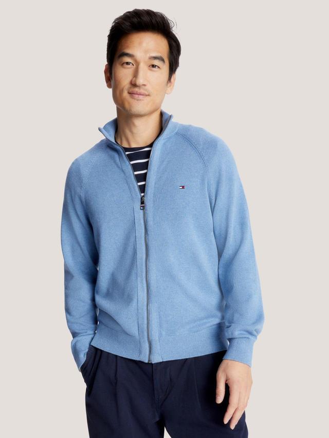 Tommy Hilfiger Men's Flag Logo Zip Sweater Product Image