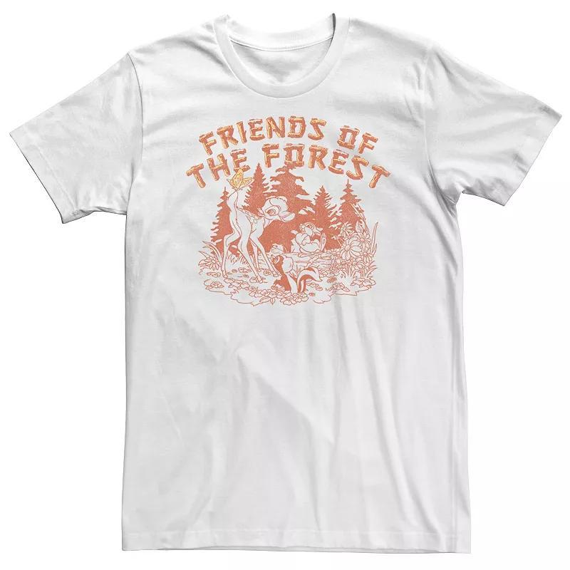 Big & Tall Disney Bambi Group Shot Friends Of The Forest Tee, Mens Product Image