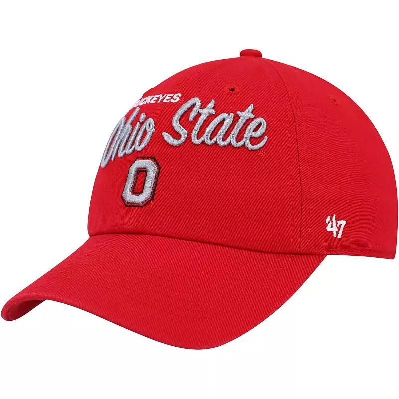 Womens 47 Scarlet Ohio State Buckeyes Phoebe Clean Up Adjustable Hat Product Image