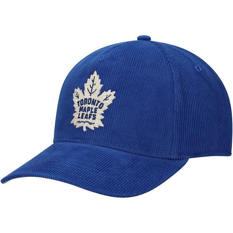 Mens American Needle Blue Toronto Maple Leafs Corduroy Chain Stitch Adjustable Hat Product Image