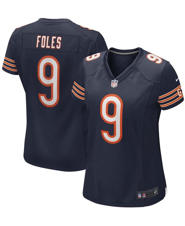 Womens Nick Foles Navy Chicago Bears Game Jersey - Navy Product Image