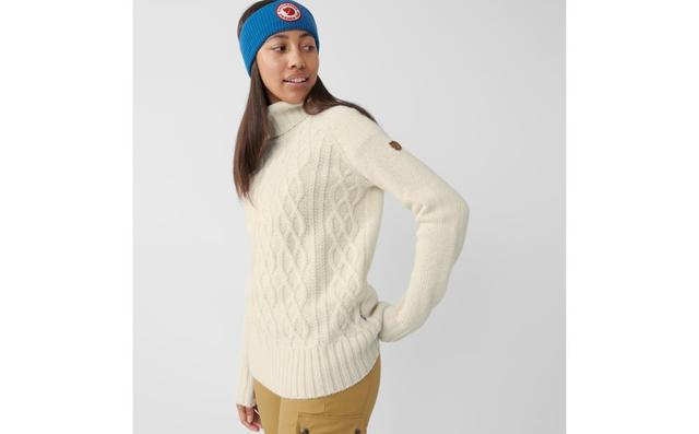 Övik Cable Knit Roller Neck W Product Image