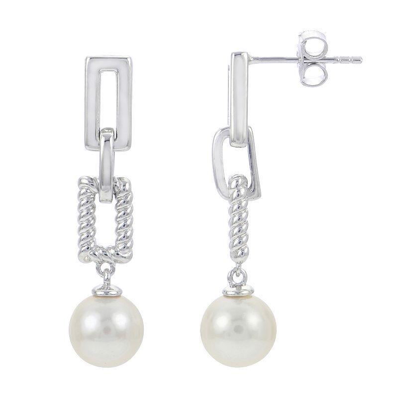 Pearlustre By Imperial Sterling Silver Freshwater Pearl Earring, No Size Product Image