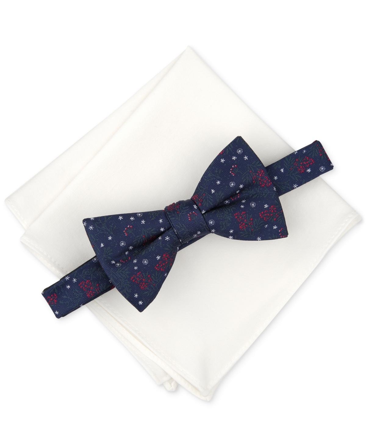 Bar Iii Mens Weldon Floral Bow Tie & Pocket Square Set, Created for Macys Product Image